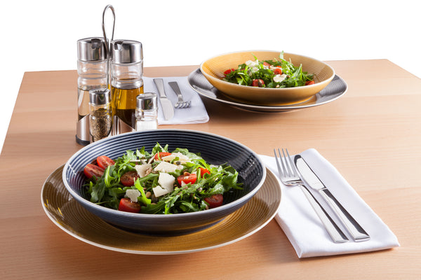 talerz głęboki Spirit; 800ml, 24x4.5 cm (ØxW); brązowy; okrągły; 4 sztuka / opakowanie