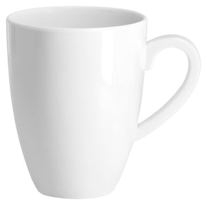 kubek Wayne; 400ml, 8.5x10.8 cm (ØxW); biały; okrągły; 4 sztuka / opakowanie