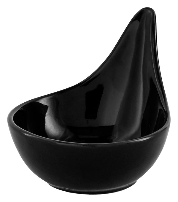 mini miseczki  Tropfen; 60ml, 8.8x6.8x6.3 cm (DxSxW); czarny; 12 sztuka / opakowanie