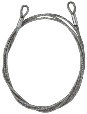 linka stalowa; 300x0.6 cm (DxØ); srebro