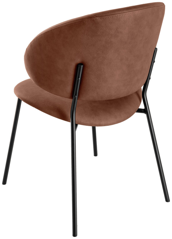 krzesło Lindo Kunstleder; 55x65x85 cm (SxGxW); siedzisko brązowy