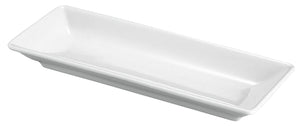 półmisek Bali wąski; 21x8.5x2.5 cm (DxSxW); biały; 6 sztuka / opakowanie
