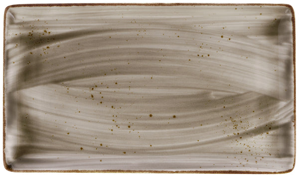 półmisek Nebro; 33.5x19x2.1 cm (DxSxW); szary; 3 sztuka / opakowanie