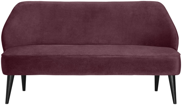sofa 3-osobowa Lasse aksamit; 155x60x82 cm (SxGxW); siedzisko fioletowy