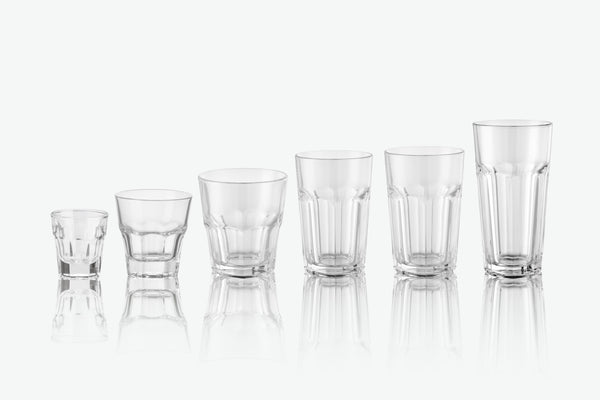 szklanka uniwersalna Casablanca stapelbar; 250ml, 8.5x9 cm (ØxW); transparentny; 6 sztuka / opakowanie