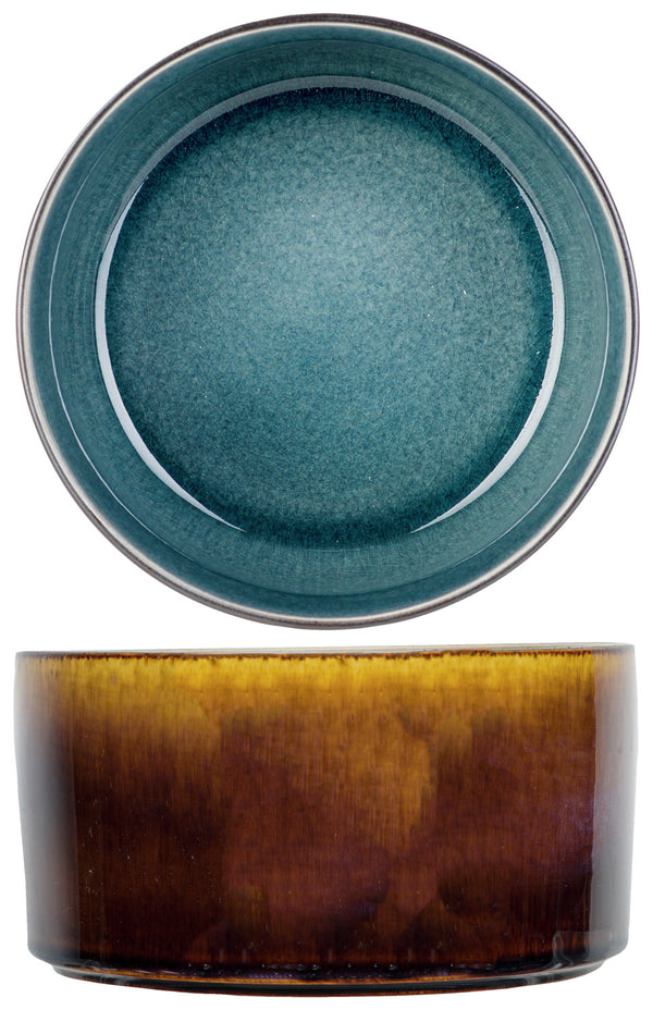 miska Quintana; 1000ml, 14x8 cm (ØxW); niebieski; 4 sztuka / opakowanie