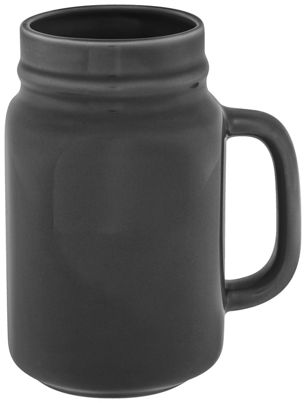 kubek z uchwytem Liv; 480ml, 8.3x13.2 cm (ØxW); szary; 6 sztuka / opakowanie