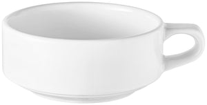 filiżanka do herbaty Base; 250ml, 10x4.6 cm (ØxW); biały; 6 sztuka / opakowanie