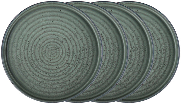 talerz z wysokim rantem Snug; 750ml, 20.5x4 cm (ØxW); zielony; okrągły; 4 sztuka / opakowanie