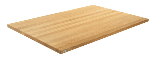 blat z drewna litego Kentucky lakierowany prostokątny ; 120x80x3 cm (DxSxW); dąb/naturalny; prostokątny