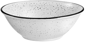 miska Fungio stożkowa; 320ml, 14x4.7 cm (ØxW); biały/czarny; stożkowy; 6 sztuka / opakowanie
