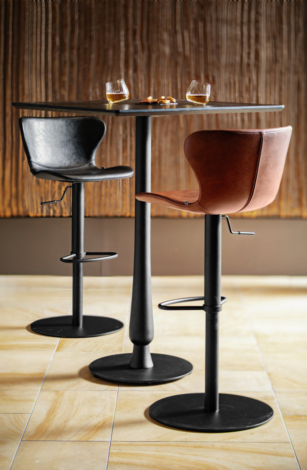 kolumna stołu barowego Barock okrągła; 43x108 cm (ØxW); czarny; okrągły