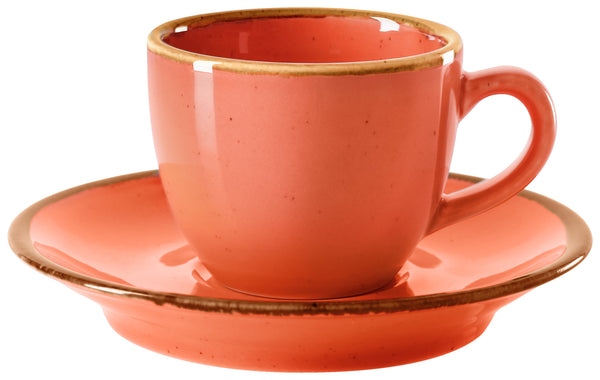 filiżanka do espresso Sidina; 80ml, 6.5x5 cm (ØxW); terakota; okrągły; 6 sztuka / opakowanie