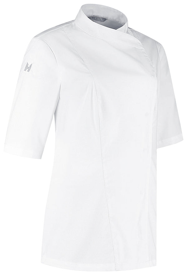 Damenkochjacke Brunelle; Kleidergröße XS; biały