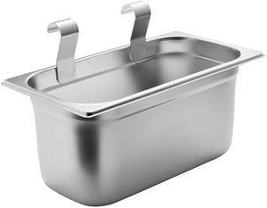 pojemnik na sztućce Adeon do wózka serwisowego; 32.5x15x17.6 cm (SxGxW); srebro