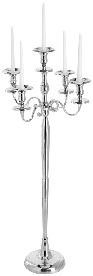 Kerzenständer Adrienne vernickelt; 58x120 cm (SxW); srebro