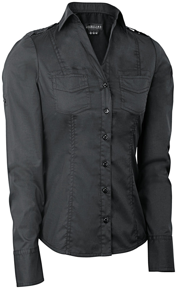 bluzka damska Kate długi rękaw; Kleidergröße 34; czarny