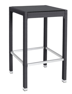 blat kompaktowy Metropolitan stół wysoki; 69.5x61x0.5 cm (DxSxW); szary; prostokątny