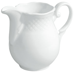 dzbanek Zürich z uchwytem; 300ml, 5.5x7 cm (ØxW); biały; okrągły; 6 sztuka / opakowanie