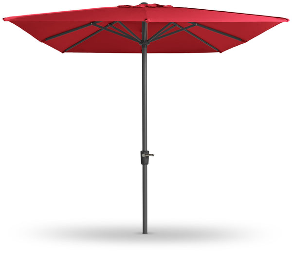 parasol Siroc; 200x200x227 cm (DxSxW); burgund; kwadrat