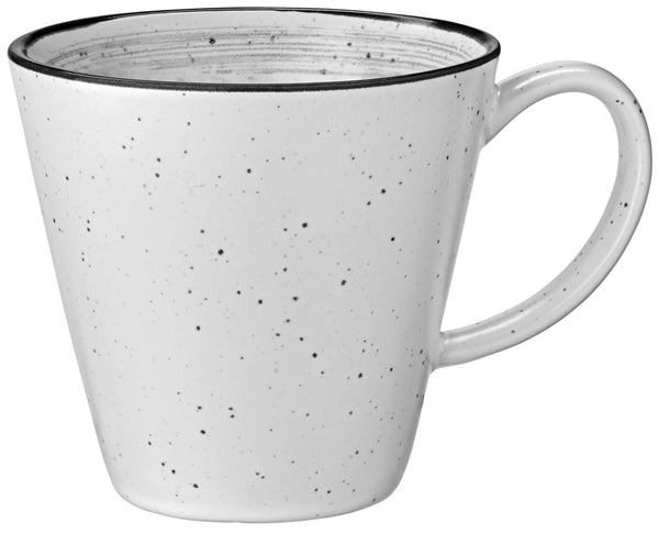 filiżanka do espresso Fungio; 100ml, 6x5.5 cm (ØxW); biały/czarny; okrągły; 6 sztuka / opakowanie