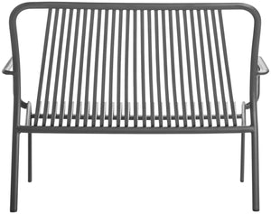 ławka Bevera; 110x64x83.5 cm (SxGxW); antracyt; 2 sztuka / opakowanie