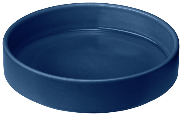 talerz z wysokim rantem Skady matowy; 250ml, 13.5x3 cm (ØxW); ciemny niebieski; okrągły; 4 sztuka / opakowanie