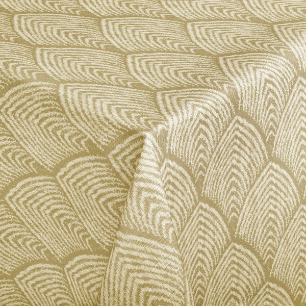 obrus Leaf kwadratowy; 110x140 cm (SxD); piasek; prostokątny