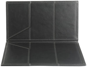 etui na rachunek Lipuro; 23x13.5x0.5 cm (DxSxW); czarny; prostokątny