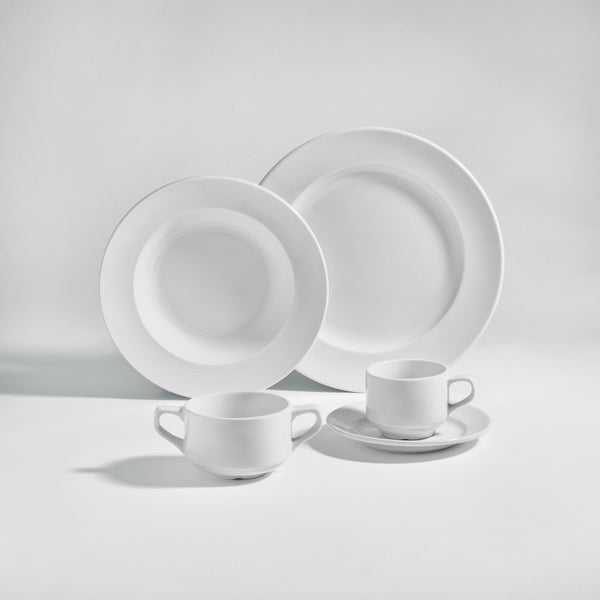 filiżanka do kawy Straßburg; 260ml, 9x7.2 cm (ØxW); biały; okrągły; 6 sztuka / opakowanie