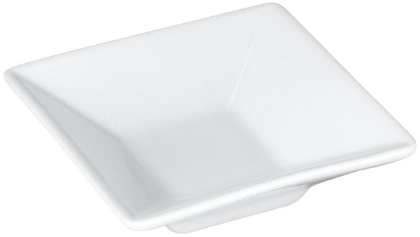 mini miseczki  Stan; 60ml, 7x7x2 cm (DxSxW); biały; kwadrat; 12 sztuka / opakowanie