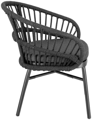 Stuhl Pina; 56x61x77 cm (SxGxW); czarny; 2 sztuka / opakowanie