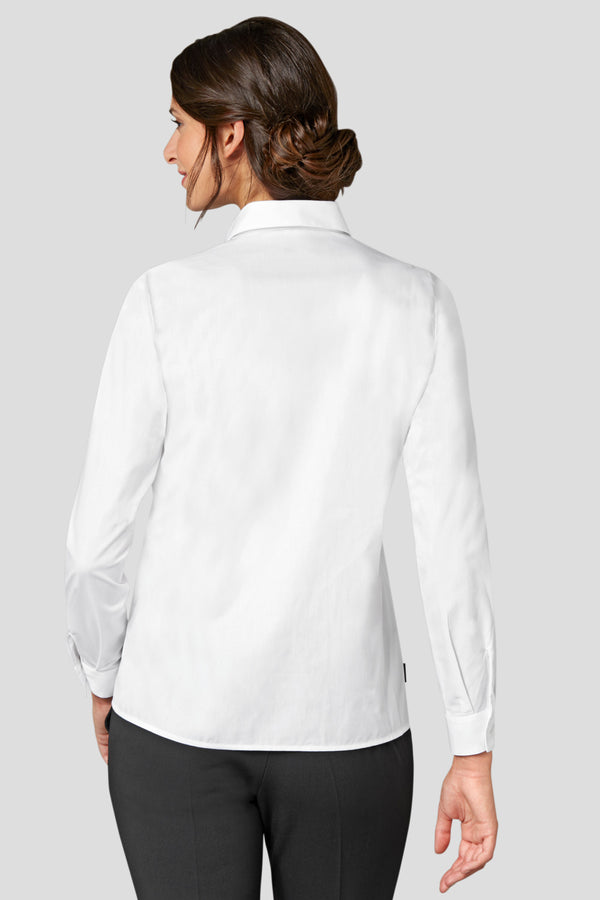 bluzka damska Maren długi rękaw; Kleidergröße 34; biały