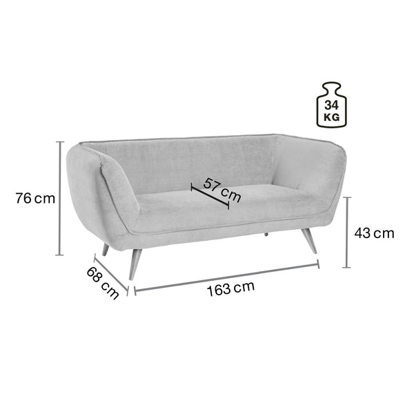 Sofa 3-osobowa Kelso Sznurek