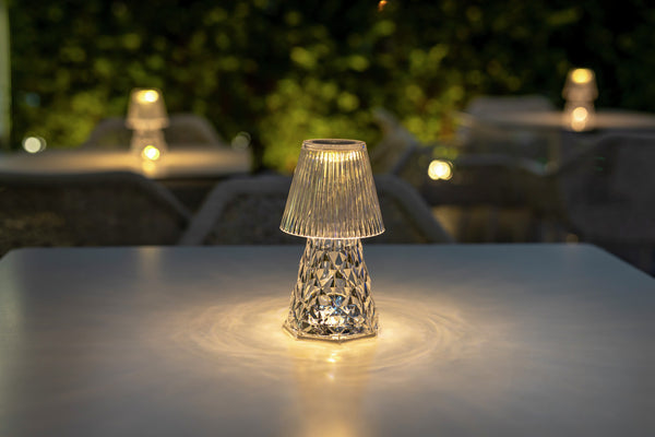LED Leuchte  Lola Lux; 11x20 cm (ØxW); transparentny