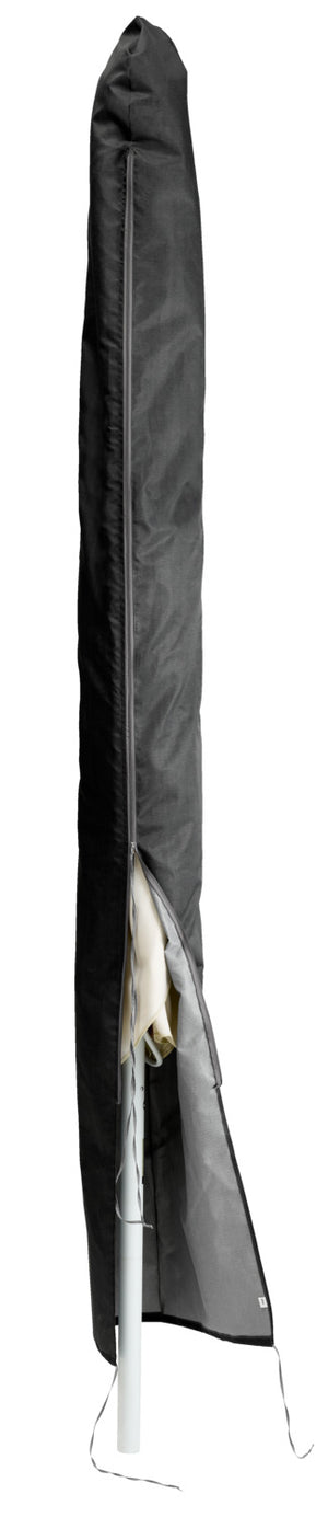 pokrowiec na parasol profesjonalny duży Esparto; 350x45 cm (DxS); szary; cylindryczny