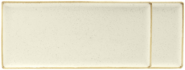 półmisek Sidina prostokątny; 35x16x2 cm (DxSxW); beżowy; prostokątny; 2 sztuka / opakowanie