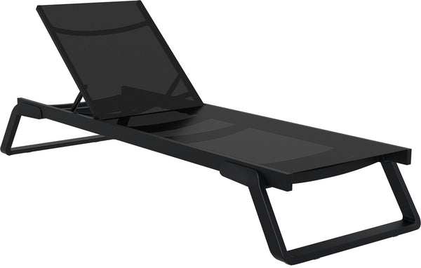 Sonnenliege Tropic; 210x72x31 cm (DxSxW); czarny