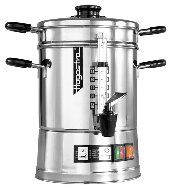 automat do kawy CNS-35; 4500ml, 22x38 cm (ØxW); srebro/czarny