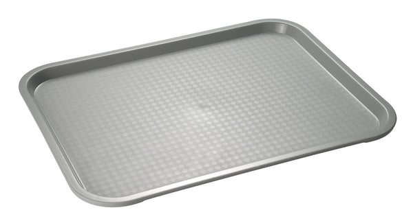 taca do fast foodu; 45x35.5x2.5 cm (DxSxW); szary; prostokątny
