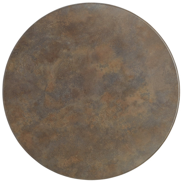 blat Finando okrągły; 70 cm (Ø); metal antyk; okrągły