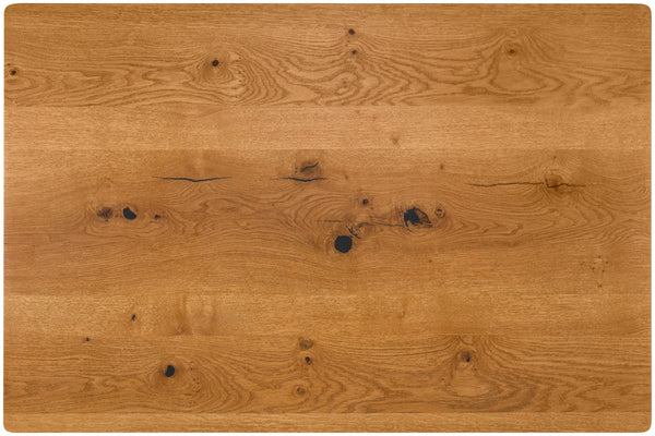 blat Acerios prostokątny; 120x80x2.5 cm (DxSxW); dziki dąb; prostokątny