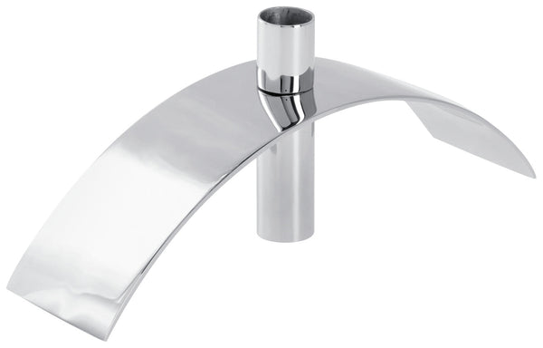 świecznik Aagie; 25.6x6.5x10 cm (DxSxW); srebro