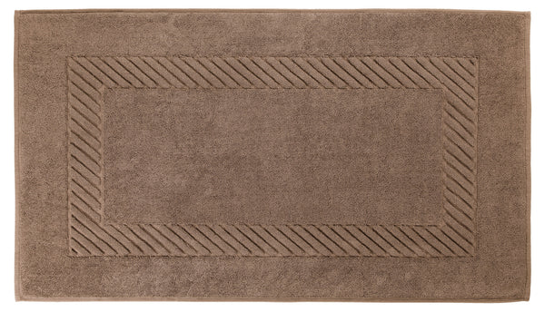 mata łazienkowa Valencia gładka; 50x90 cm (SxD); brązowy