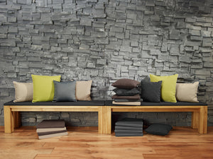 poduszka na krzesło Lia kwadratowa; 38x38x3 cm (SxDxW); brązowy; kwadrat