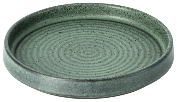 talerz z niskim rantem Snug; 13.5x2 cm (ØxW); zielony; okrągły; 4 sztuka / opakowanie