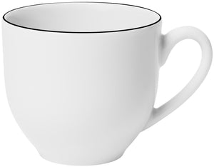 filiżanka do espresso Bellino; 100ml, 6.2x5.5 cm (ØxW); biały/czarny; okrągły; 6 sztuka / opakowanie