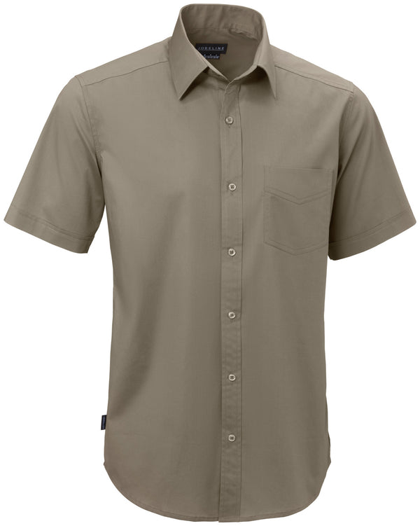 koszula męska Kim krótki rękaw; Kleidergröße 43/44; taupe