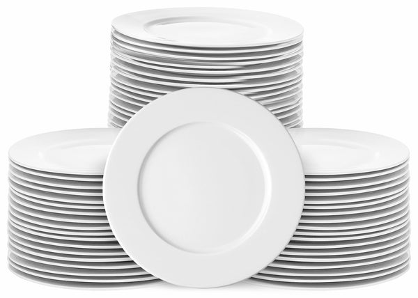 talerz płaski opak. promocyjne; 20 cm (Ø); biały; 50 sztuka / opakowanie