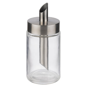 cukiernica; 200ml, 6x14.5 cm (ØxW); stal nierdzewna/transparentny; okrągły